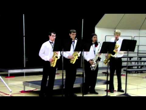"Mission: Impossible Theme" - Antelope High School Concert Band (Saxophone Quartet)