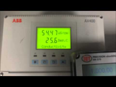 How to electrically check the ax410 two electrode conductivi...