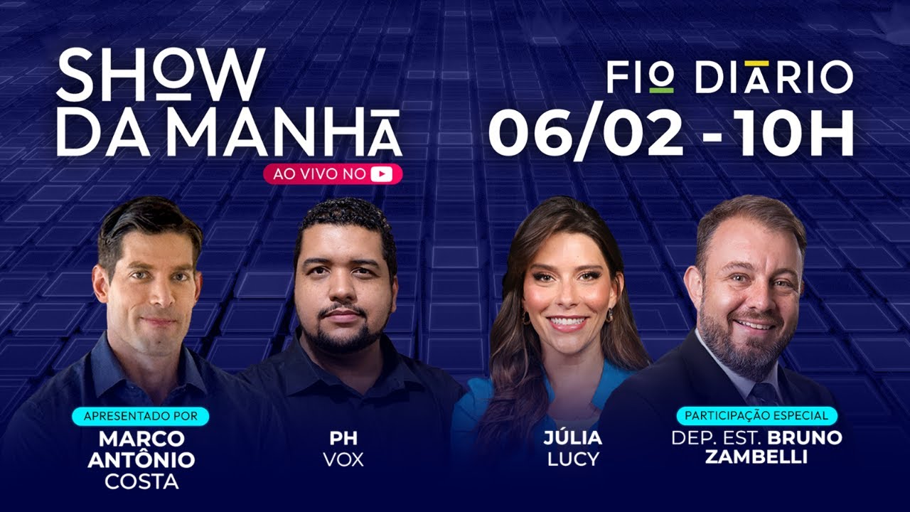 SHOW DA MANHÃ - LULA VOLTA A ATACAR TRUMP - 06/02/2025