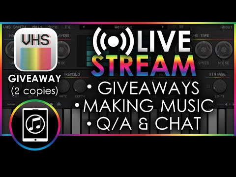 🔴 Livestream  Jan 15th - Saga Synth +VHS  Synth By AudioKit