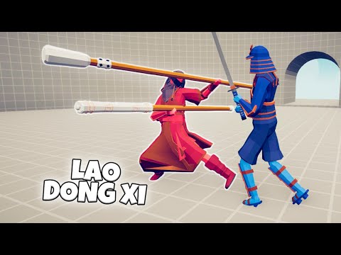 LAO DONG XI 1 vs 1 EVERY UNIT | TABS Unit Creator Gameplay