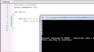 Buckys C++ Programming Tutorials - 22 - for Loops