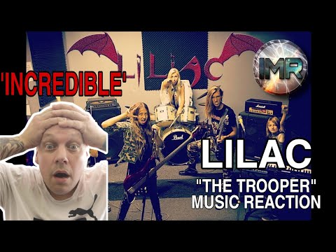 Liliac Reaction - THE TROOPER (IRON MAIDEN COVER) | AMAZING!!! | FIRST TIME REACTION TO