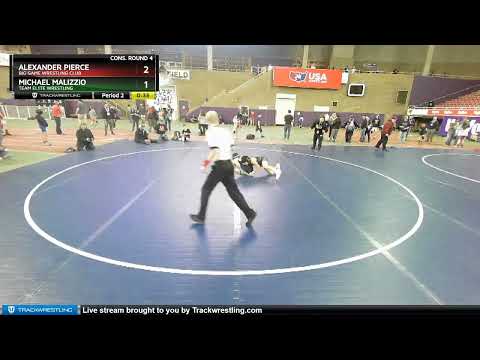 97 Lbs Cons. Round 4 - Michael Malizzio, Team El1te Wrestling Vs Alexander Pierce, Big Game Wrestl