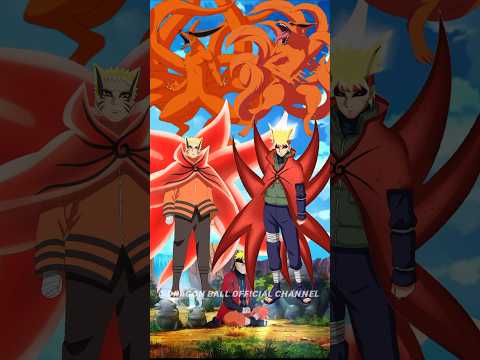 Naruto Nine Tails VS Minato Nine Tails who is strongest#naruto #sensey #shortvideo  #anime #minato