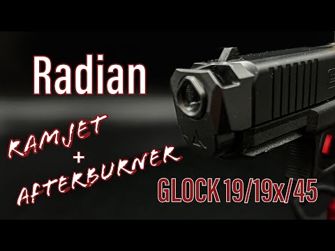 Radian Ramjet + Afterburner Review for Glock 19 \u0026 45 - Truly a gain in shooting performance???