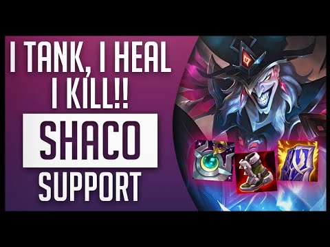 SHACO SUPPORT ⭐ THE TRIPLE THREAT BUILD! ⭐LEAGUE OF LEGENDS