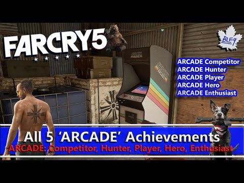 Far Cry 5 - All 5 ARCADE Achievements/Trophies