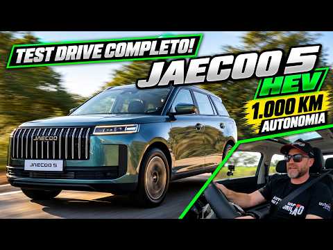 TEST DRIVE JAECOO 5 HYBRID - 224 cv e 1.000 km de AUTONOMIA!