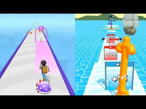 monster squad Rush 🆚 Tall man Run | gameplay | android video pro iOS, walkthough | all level games