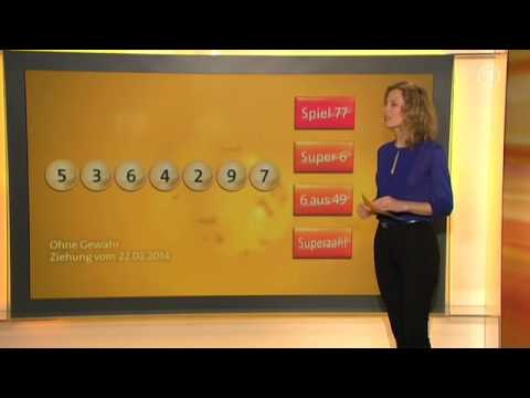 22.02.2014 - die Ziehung der Lottozahlen - Samstagslotto - ARD