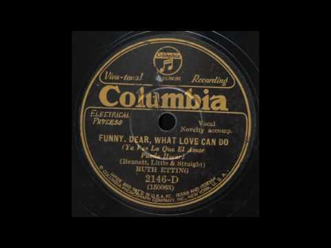 Ruth Etting - Ten Cents A Dance/Funny Dear What Love Can Do; Columbia 2146 D