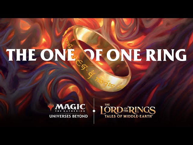 Magic: The Gathering Lord of The Rings Tin the One Ring - 3 Set Boosters 