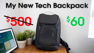 My New Tech Backpack | BANGE Business Backpack Review | H2TechVideos