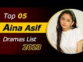 Top 05 Dramas of Aina Asif | Aina Asif Dramas List | Green Entertainment | Mayi Ri #ainaasif