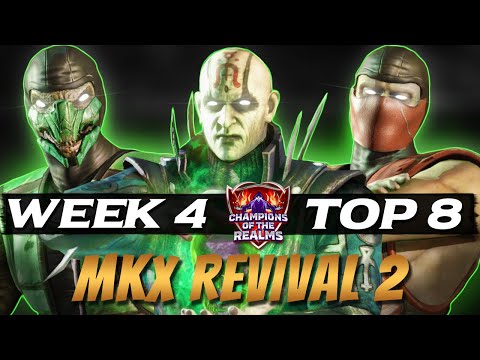 Champions of the Realms: MKX S2 Week 4 - INSANE Top 8 Matches! (Must-Watch!)