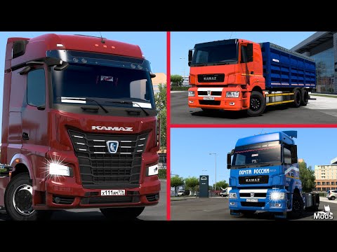 ETS2 1.43 KamAZ MEGA Pack I Euro Truck Simulator 2 Mods
