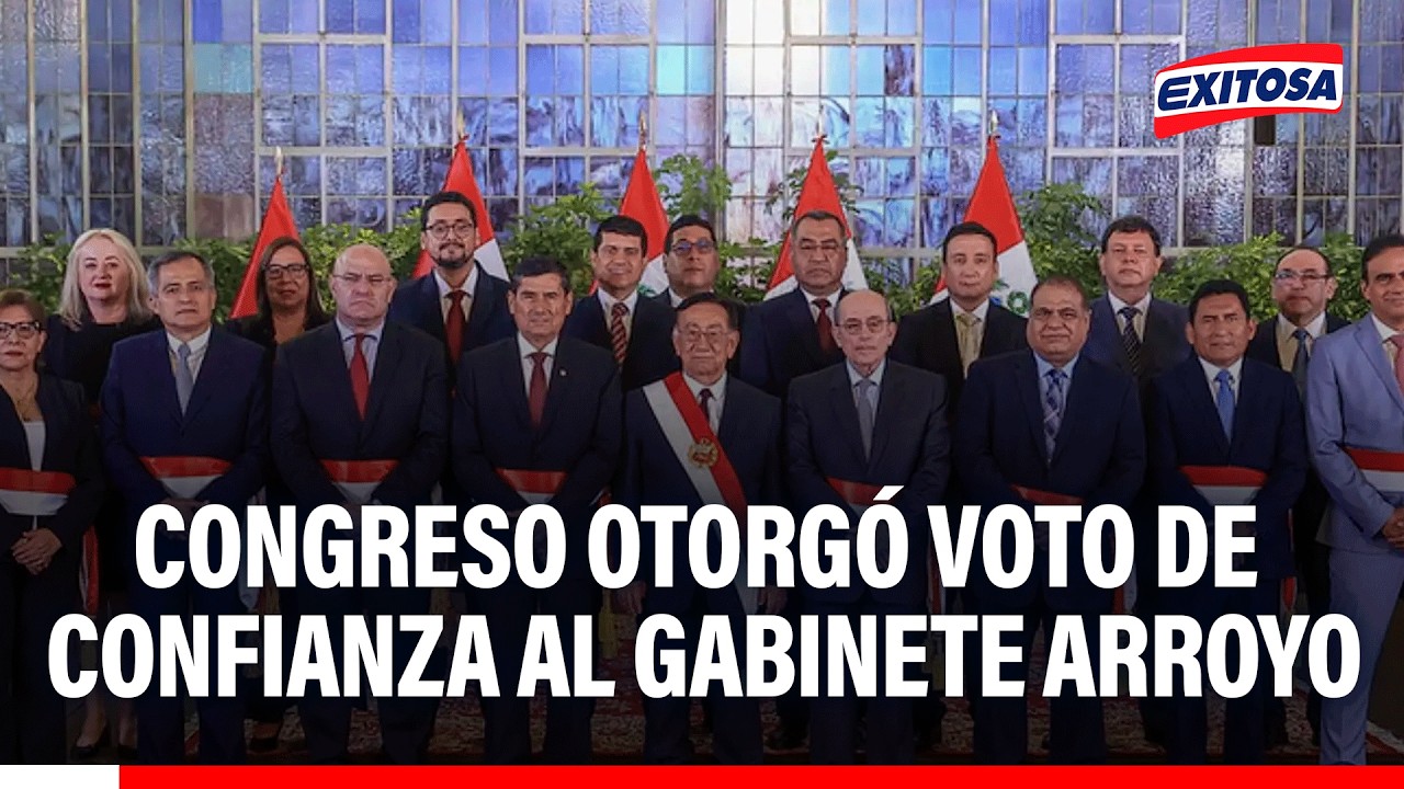 🔴🔵 Congreso otorga el voto de confianza al Gabinete de Luis Arroyo