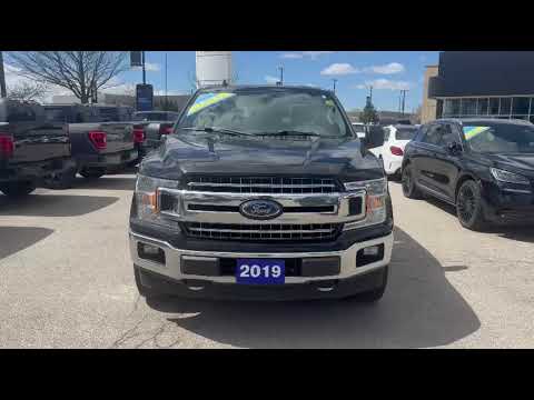 2019 Ford F-150 XLT 4WD SuperCrew 5.5' Box in Black for sale at Pine Tree Ford in Woodbridge, ON