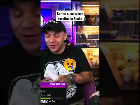 Barlow si emoziona ascoltando DETTAGLIO di SIMBA LA RUE #simbalarue #arcadeboyz