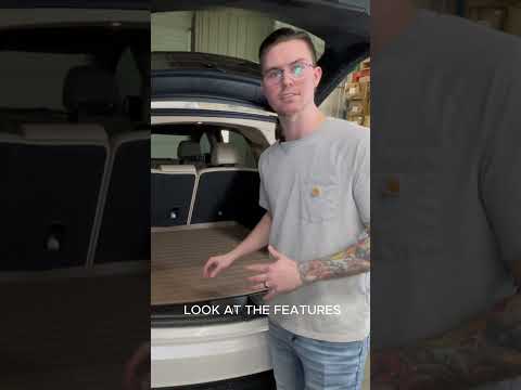 Cargo Chaos? Solved! 📦WeatherTech's Cargo Liner and CargoTech #shorts #caraccessory #weathertech