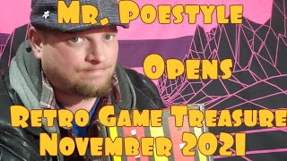 Mr. Poestyle Opens Retro Game Treasure For November 2021