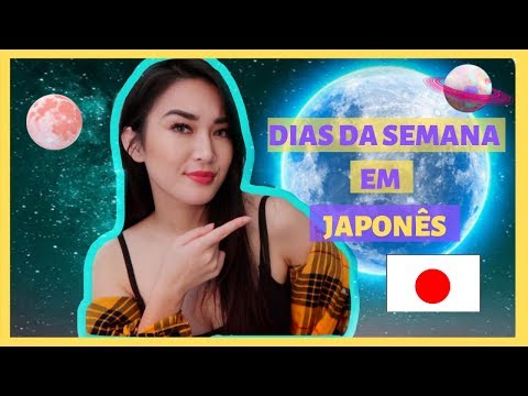 AULA de JAPONÊS ( Dias Da Semana ) ｜ Déborah Hudz