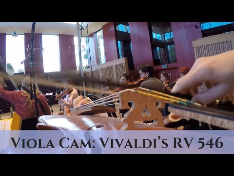 La Serenissima Viola cam: Vivaldi RV546, 'Vivaldi x2' sessions, Feb 2018