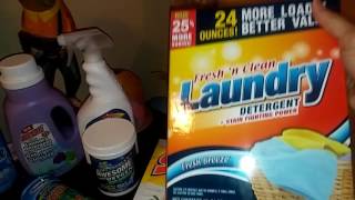 Dollar Tree Laundry products.👕👚👗👖💦 Save some money.💰👛