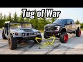 Tug Of War Military Hummer Vs F 350 Sema Truck