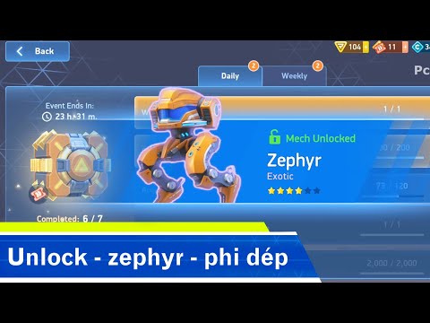 [ Mech Arena VN# 82 ] Chính thức mở khóa Zephyr.