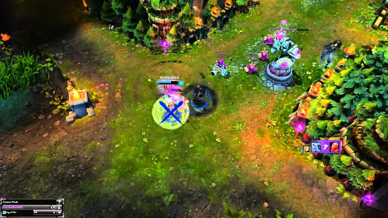 Liên Minh Huyền Thoại: pha ăn double kill đẹp nhất mình từng xem ^^