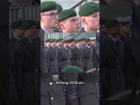 NEUER WEHRDIENST IN DEUTSCHLAND: Freiwillig starten – Pflicht möglich ab 2028 #shorts