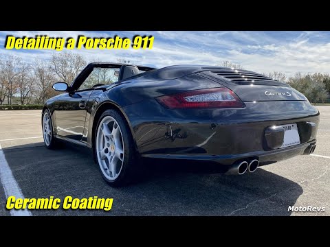 Thumbnail for Detailing A Porsche 997 Carrera S | Ceramic Coating by Porsche 911, Porsche, Car, Porsche Carrera GT