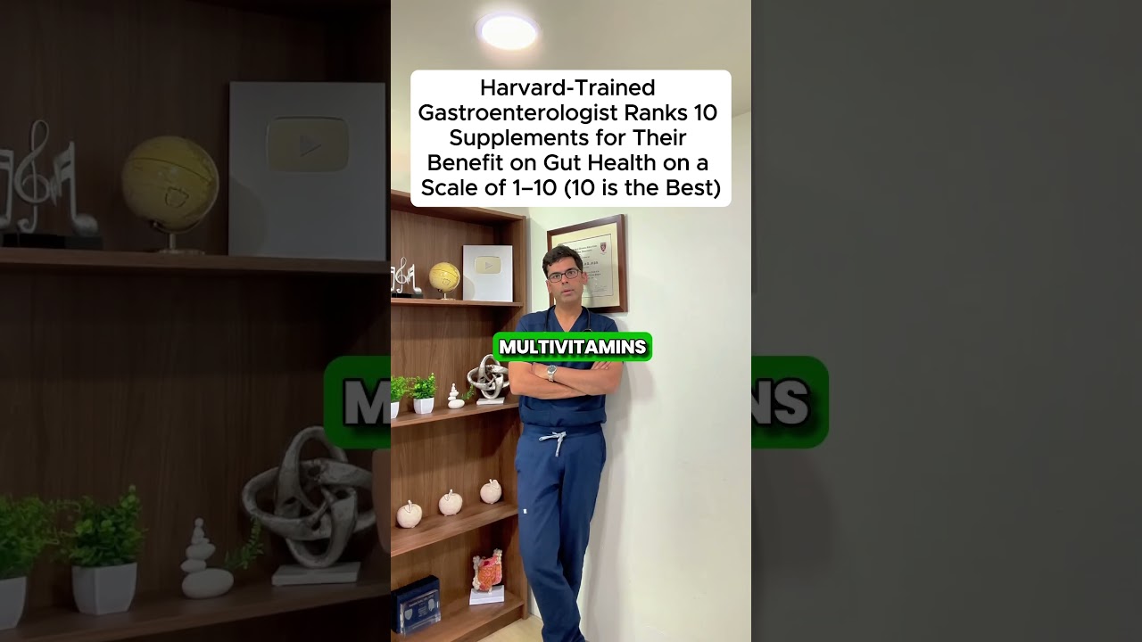 Harvard-Trained Gut Doctor Ranks 10 Supplements for Gut Health (1–10 Scale) ⁉️🚨