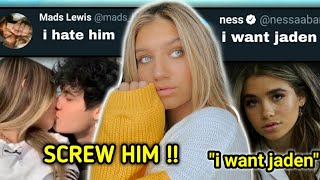Mads Lewis BREAKS UP with Jaden Hossler after He SHADED Her !!, Nessa Barret want Jaden !!
