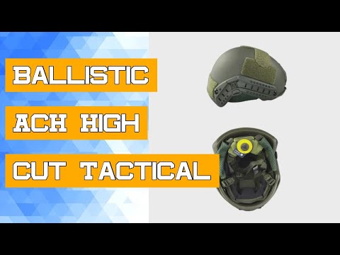 Ballistic ACH High Cut Tactical Helmet PE High Quality Ballistic Helmet NIJ IIIA Wendy's Suspension