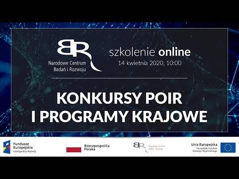 NCBR online: konkursy POIR i programy krajowe | 14 kwietnia 2020