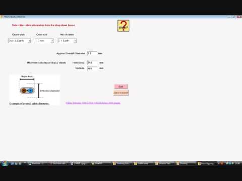 cable calculations to BS 7671 Commercial Electrical Load Calculation-NEC-U#11-01-12-13-10.wmv