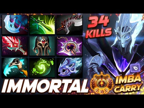 Spectre IMBA CARRY 34 KILLS Immortal Rank - Dota 2 Pro Gameplay [Watch & Learn]
