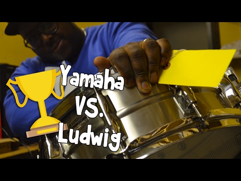 Who will win? Yamaha Recording Custom brass snare vs Ludwig 400 Supra-phonic Snares