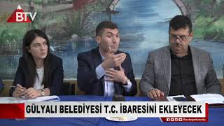 GÜLYALI BELEDİYESİ T C  İBARESİNİ EKLEYECEK