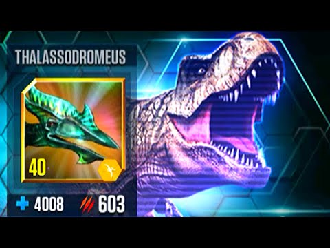 THALASSODROMEUS VS PACHYGALOSAURUS BATTLE SOLO | JURASSIC WORLD THE GAME