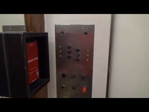 ULTRA RARE & EPIC 1954 Otis POP OUT Traction Elevator at 31 N. Tejon Street in Colorado Springs, CO