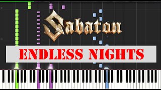 Sabaton - Endless Nights (Piano Sheet Synthesia Band Score)
