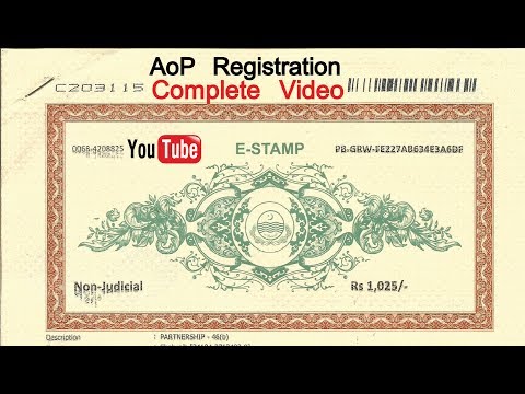 How to Register a Company : AOP/Firm (Association Of Persons) Registration Hindi/Urdu Video