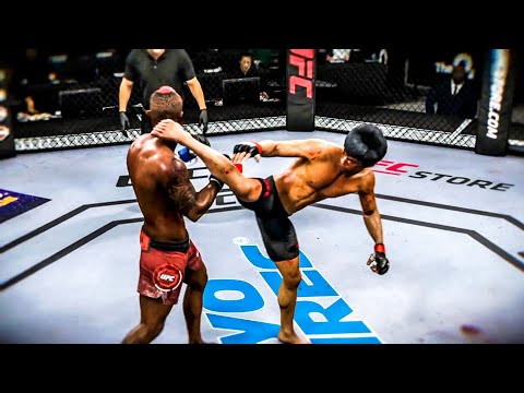 BRUCE LEE VS MARC DIAKIESE | UFC 3 BRUTAL FIGHT | UFC 3 K1 RULES | UFC 3 2020 | EA SPORTS UFC 3