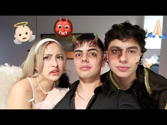 Vídeo relacionado con Disfraz de adulto de Geek, traje negro y corbata a rayas, serie de películas Inbetween - Disfraz divertido para hombre para Halloween, despedidas de soltero y fiestas, talla S
