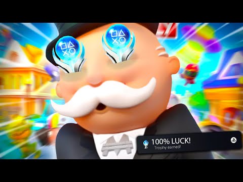The Monopoly Platinum Trophy Is PURE LUCK!