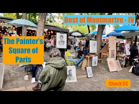Best of Montmartre - Part 4 | Vineyard | Au Lapin Agile | Place du Tertre | Saint Pierre Church  🇫🇷